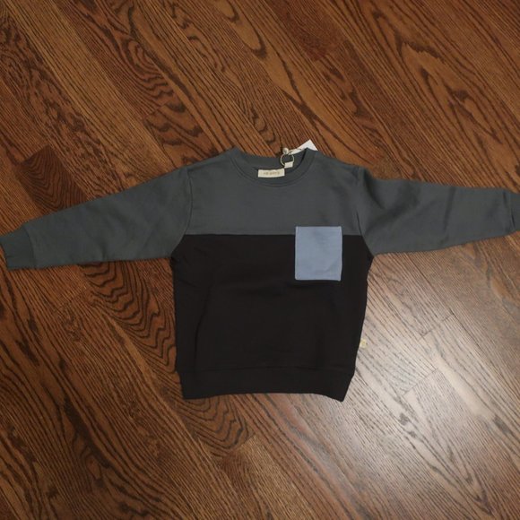 BNWT Fleece Lined Colorblock Top Size 5 - Picture 2 of 14